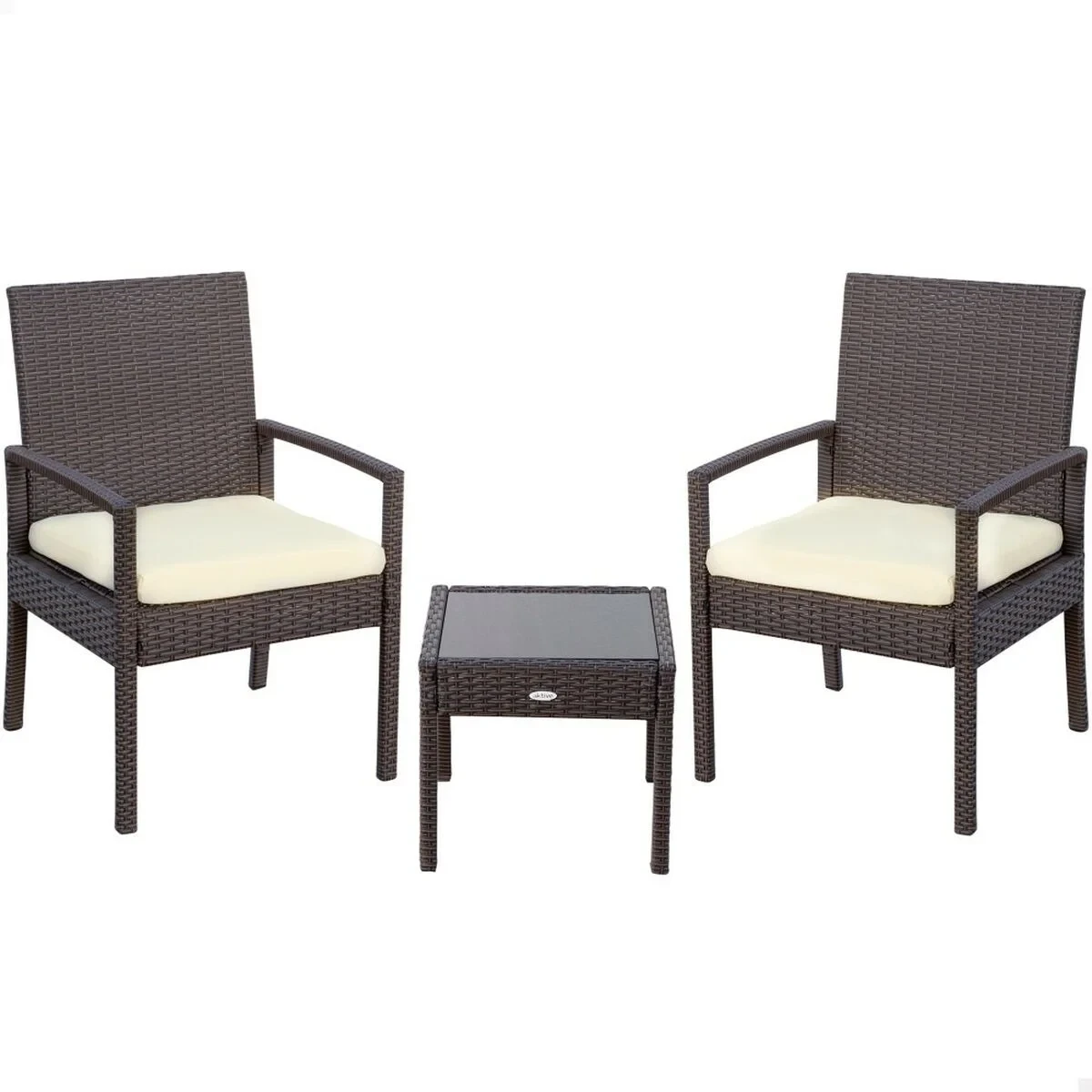 Conjunto de Mesa con 2 Sillones Aktive