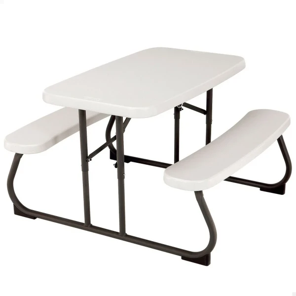 Mesa Infantil Lifetime Crema Plegable Pícnic 82,5 x 53,5 x 90 cm Acero Plástico