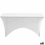 Funda Protectora Aktive Blanco 122 x 76 x 61 cm Mesa Accesorios Vehículos Carretera (6 Unidades)