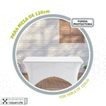 Funda Protectora Aktive Blanco 122 x 76 x 61 cm Mesa Accesorios Vehículos Carretera (6 Unidades)