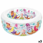 Piscina Hinchable para Niños Intex Acuario 360 L 152 x 56 x 152 cm (3 Unidades)