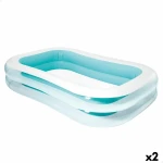 Piscina Hinchable Intex Blanco/Verde 770 L 262 x 56 x 175 cm (2 Unidades)
