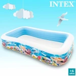 Piscina Hinchable para Niños Intex Tropical 1020 L 305 x 56 x 183 cm (2 Unidades)