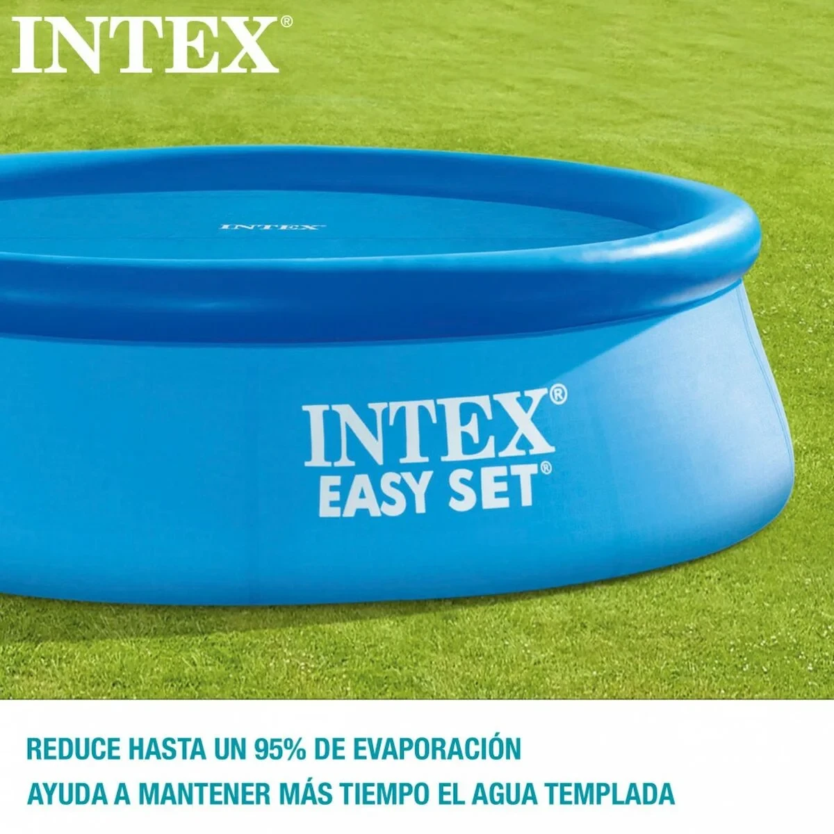 Cubrepiscinas Intex 29020 EASY SET Ø 244 cm 206 x 206 cm