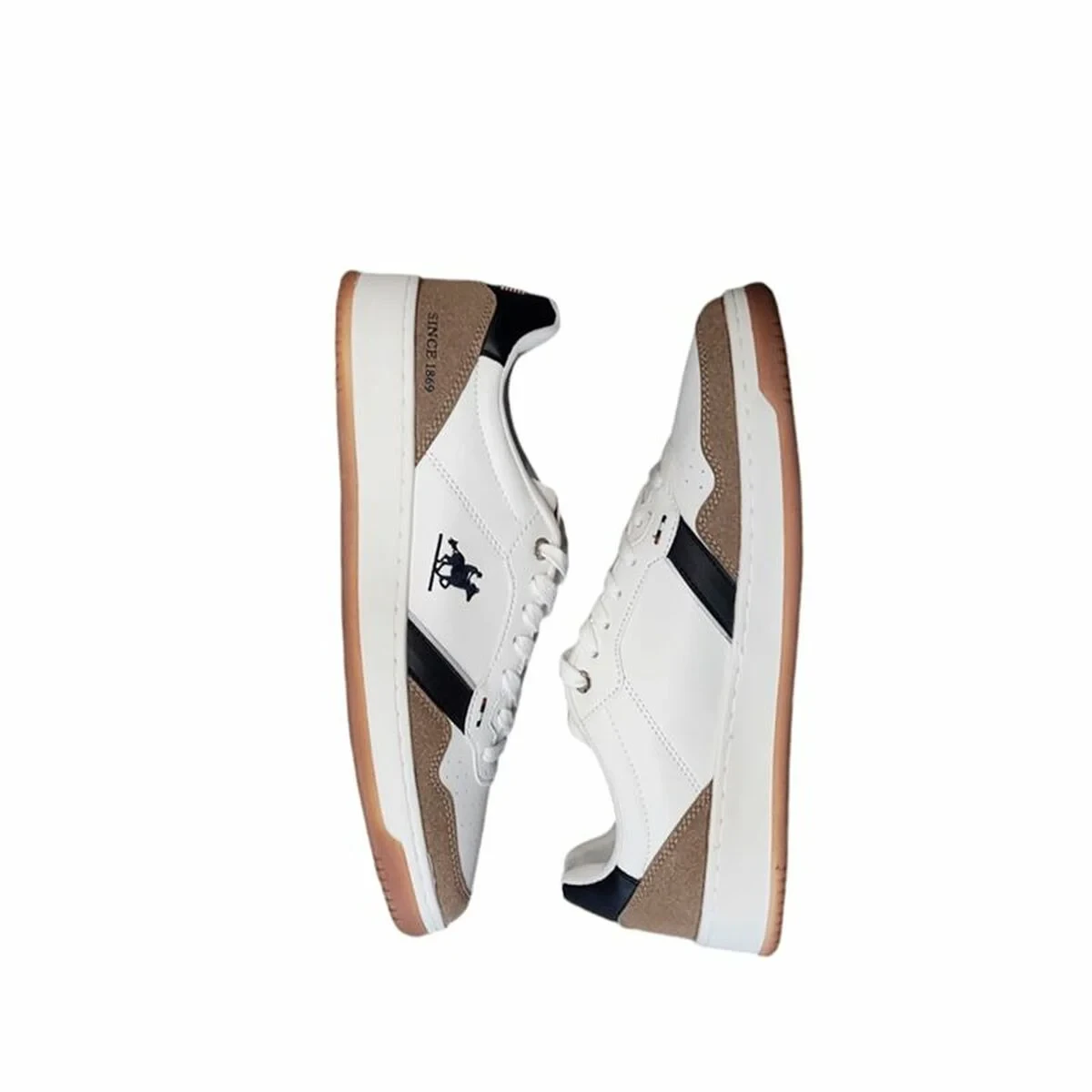 Zapatillas Casual U.S. Grand Polo Ginnica Mix Blanco