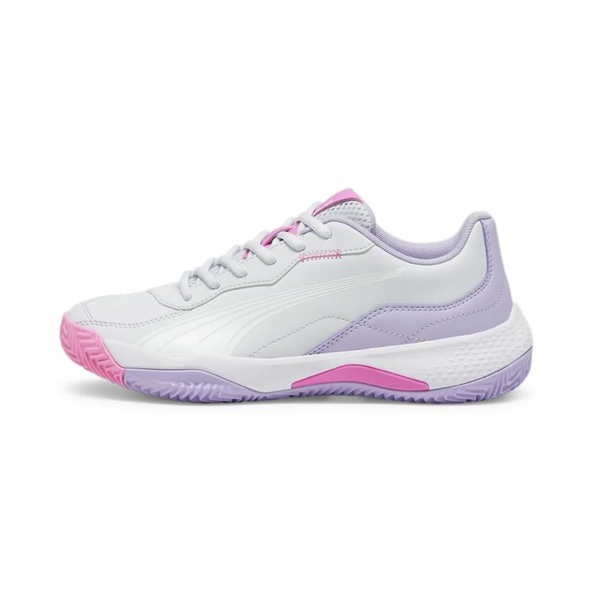 Zapatillas Deportivas Mujer Puma Nova Smash Blanco Ciruela
