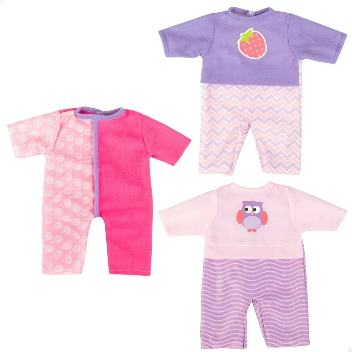 Ropa para muñecas Colorbaby 3 Piezas 6 Unidades