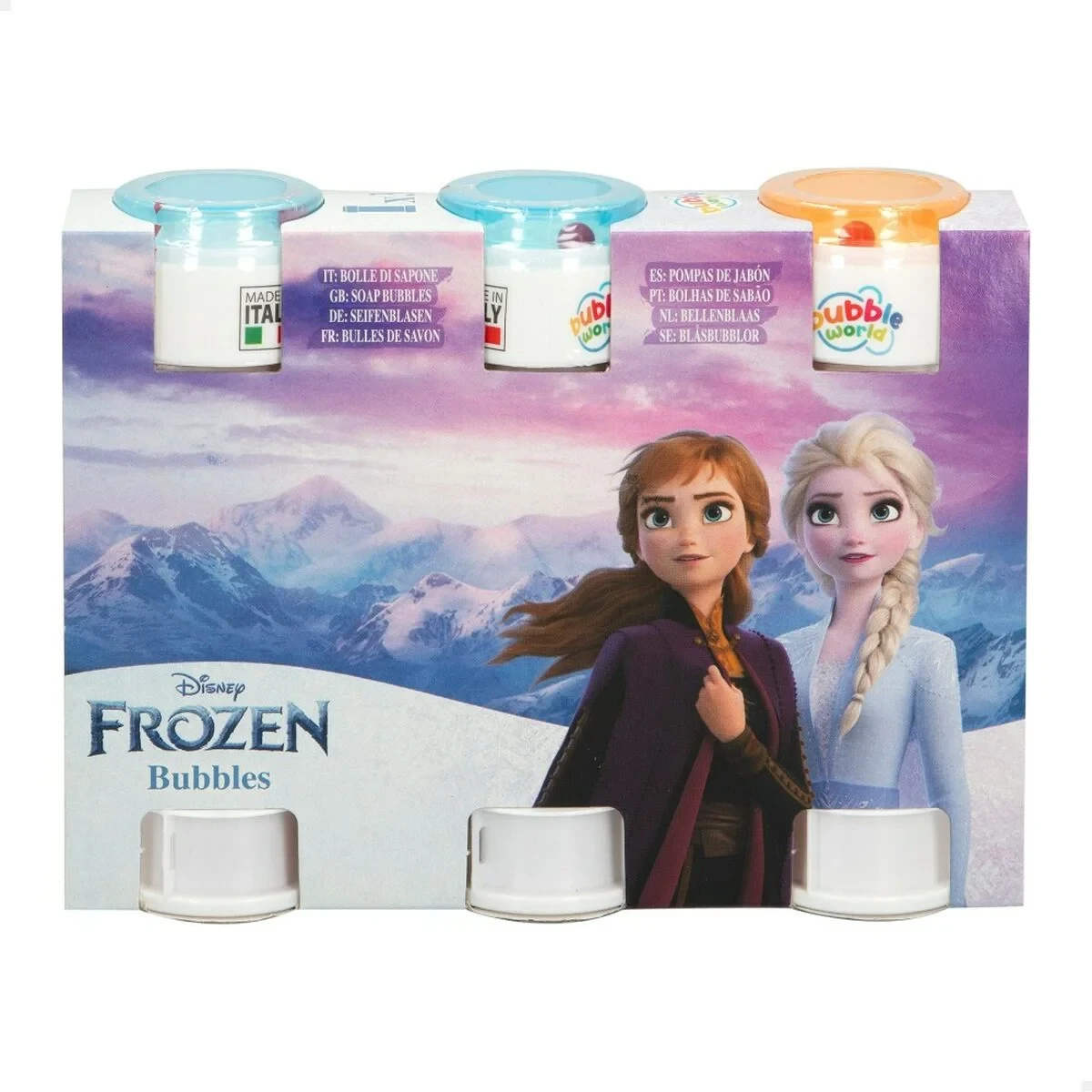 Set de pomperos Frozen 3 Piezas 60 ml (24 Unidades)