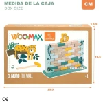 Juego de Construcción Woomax Animales 44 Piezas (6 Unidades)