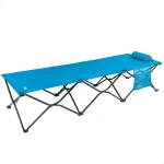 Cama plegable Aktive Azul Camping 178 x 62 x 38 cm 178 x 38 x 62 cm (2 Unidades)