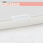 Organizador para Armario de Cocina Max Home Blanco 2 Estantes 2 Unidades 37,5 x 25,5 x 19 cm
