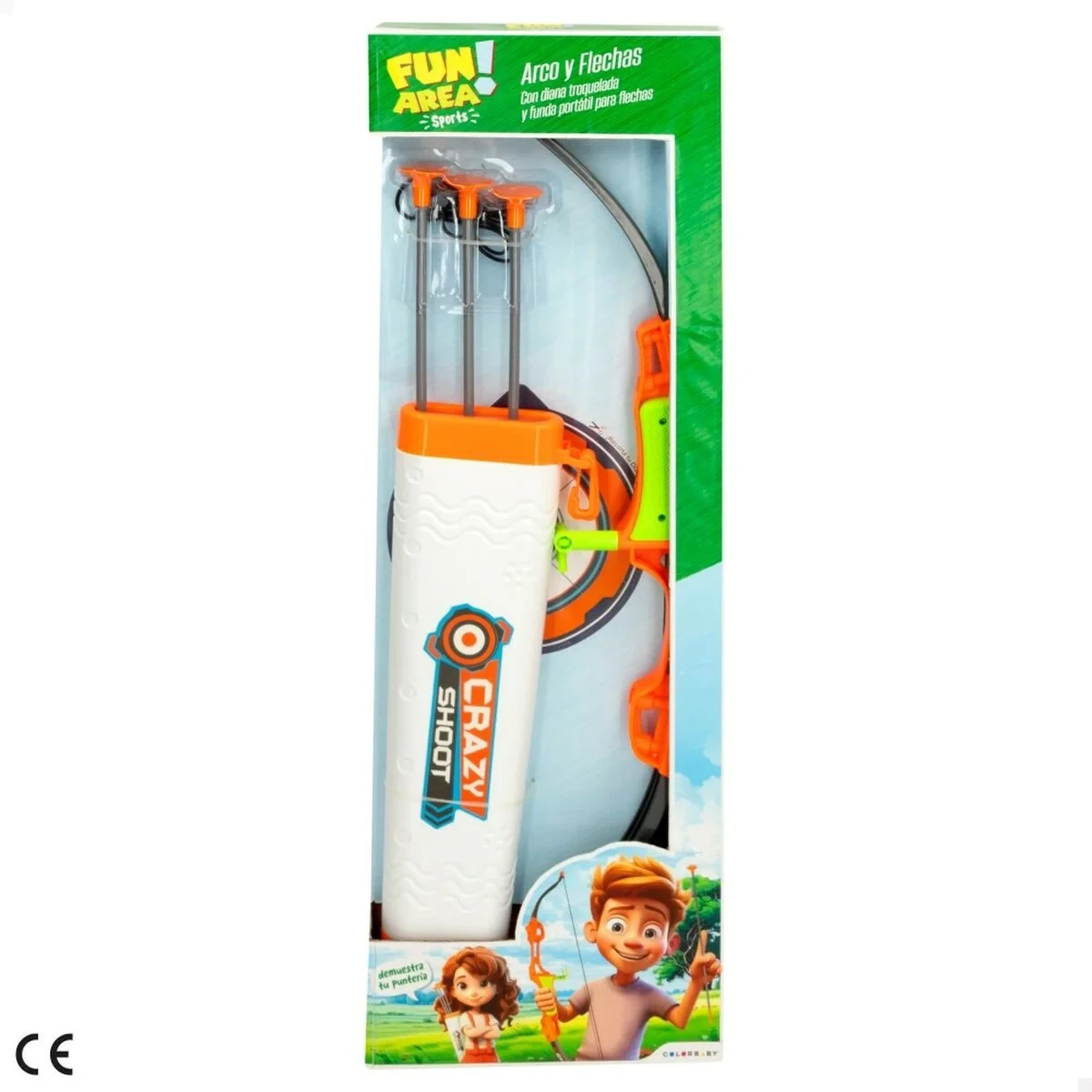 Set de Tiro con Arco Colorbaby 3,5 x 67 x 15 cm (6 Unidades)