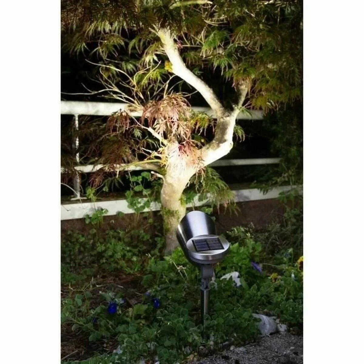 Lámpara solar Galix 30 Lm Acero Inoxidable