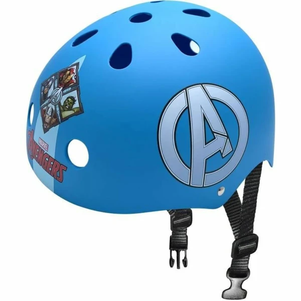 Casco Stamp AVENGERS Azul + 5 Años