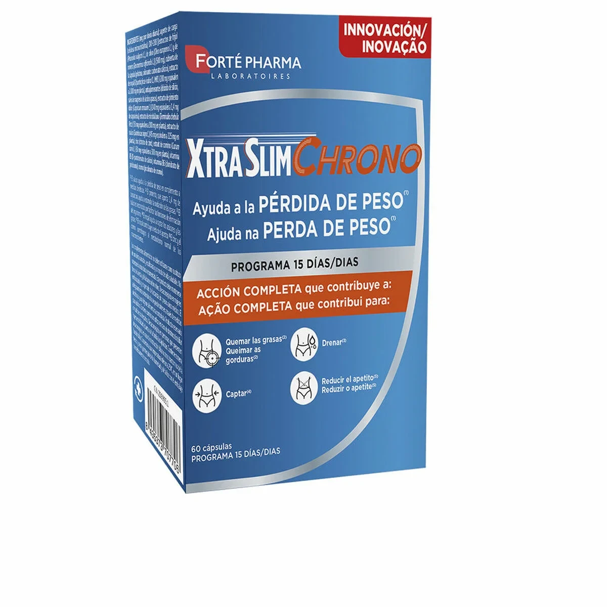 Colágeno Forté Pharma XTRASLIM CHRONO 60 unidades