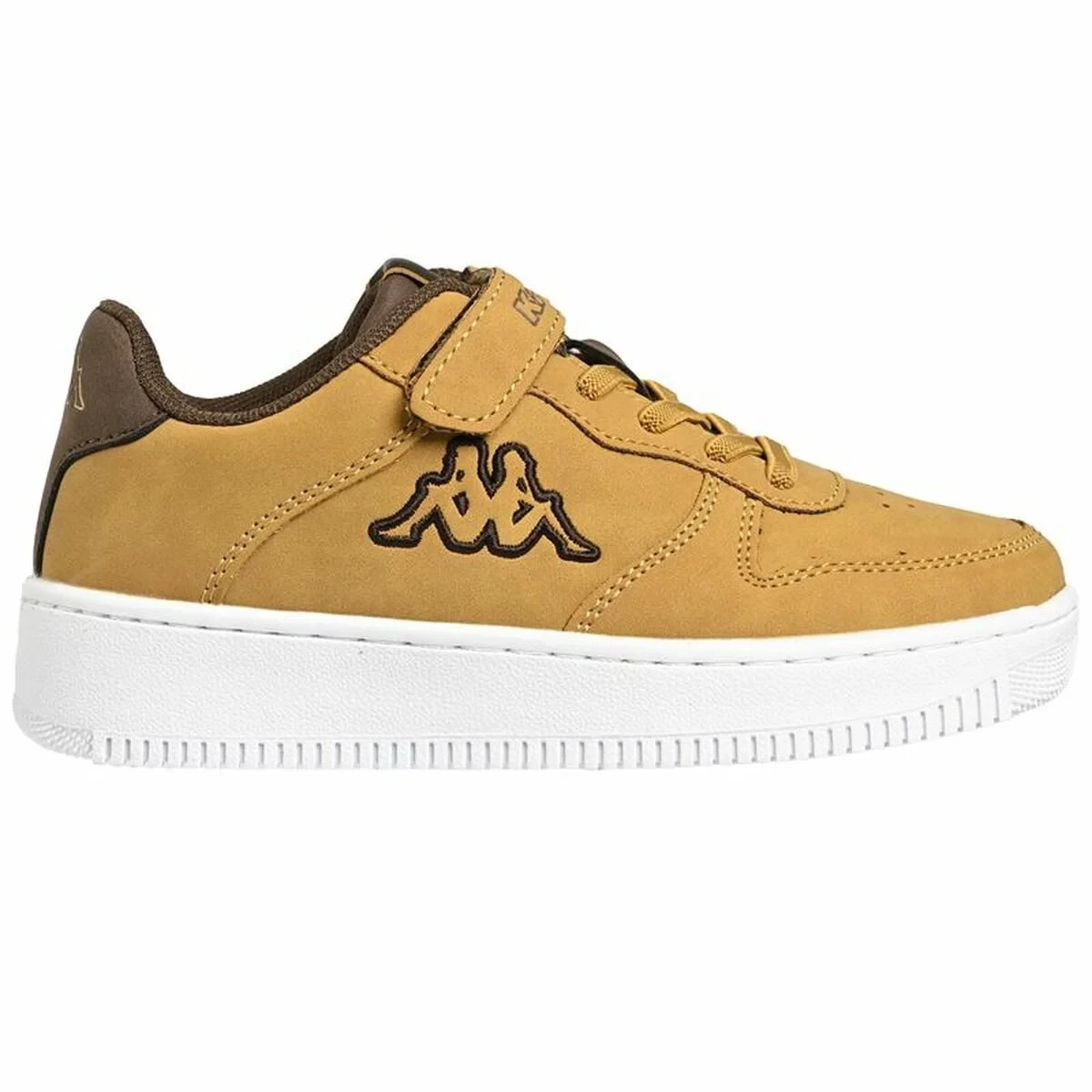 Zapatillas Deportivas Infantiles Kappa Maserta 4 Kid Ev Amarillo Marrón claro