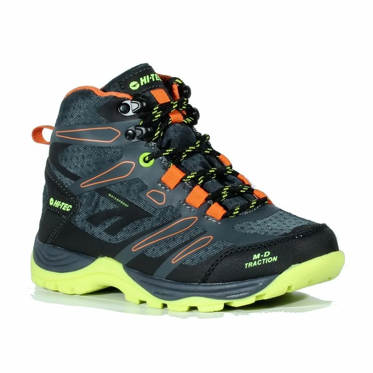 Botas de Montaña Hi-Tec Toubkal Mid Waterproof Negro Gris claro