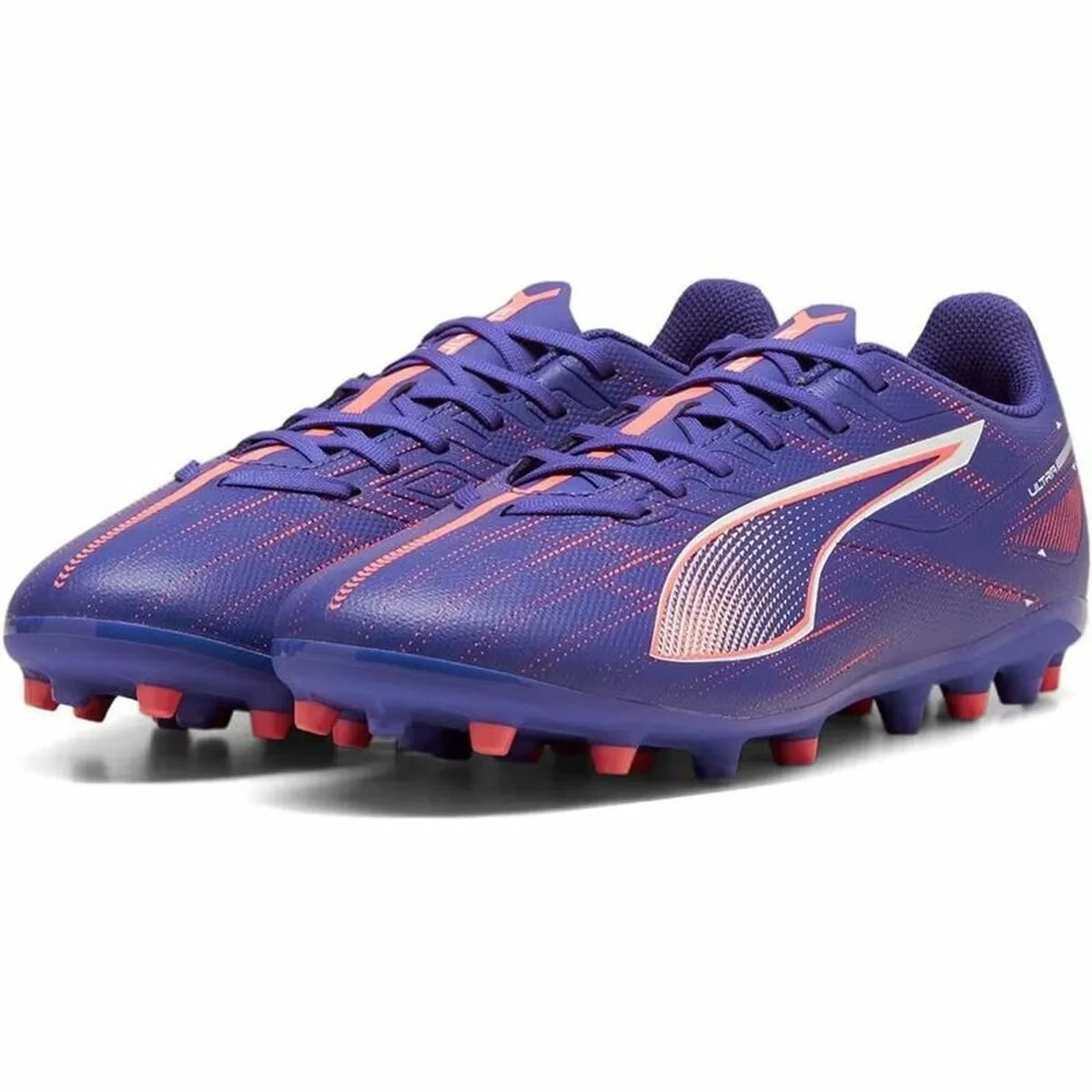 Botas de Fútbol para Adultos Puma Ultra 5 Play Mg Morado
