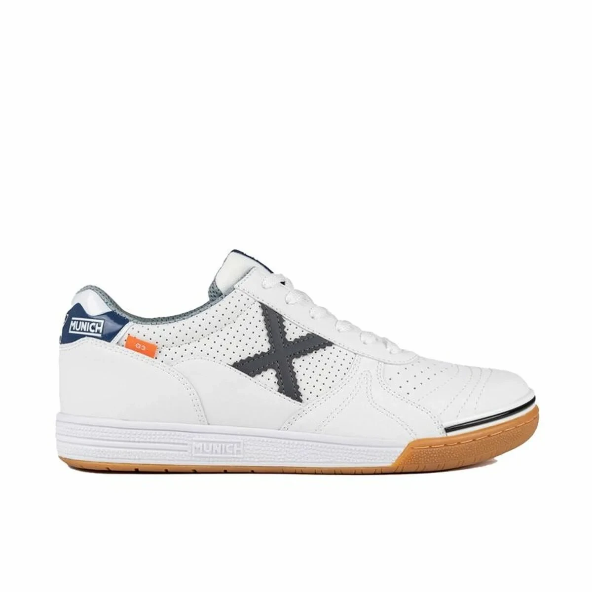 Zapatillas de Fútbol Sala para Adultos Munich G-3 Profit Casual 414 Blanco
