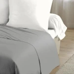Juego de Sábanas HOME LINGE PASSION Flat sheet Gris Cama individual 180 x 290 cm