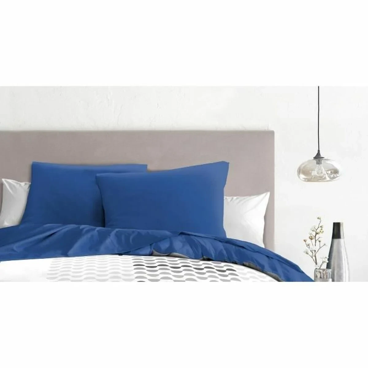 Funda de almohada HOME LINGE PASSION Azul 63 x 63 cm