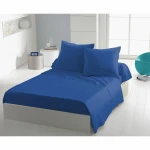 Juego de Sábanas HOME LINGE PASSION Flat sheet Azul Cama de 180/200
