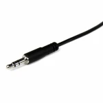 Cable Alargador Jack (3,5 mm) Startech MU2MMFS              (2 m) Negro