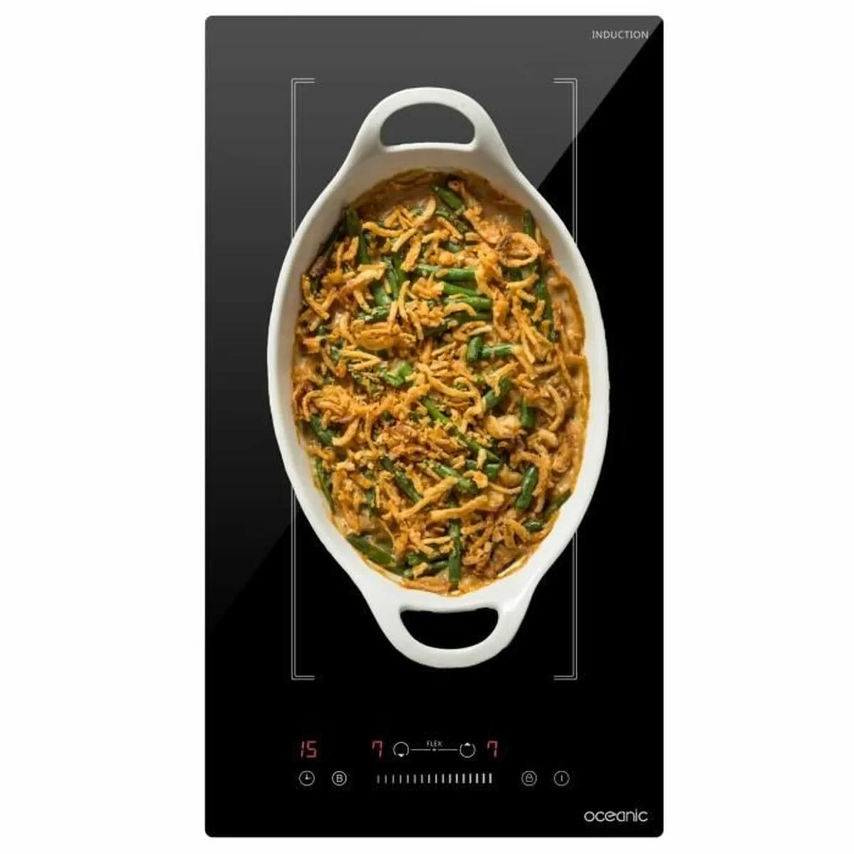 Placa de Inducción Oceanic OCEATI2Z2BF 18 cm 3600 W