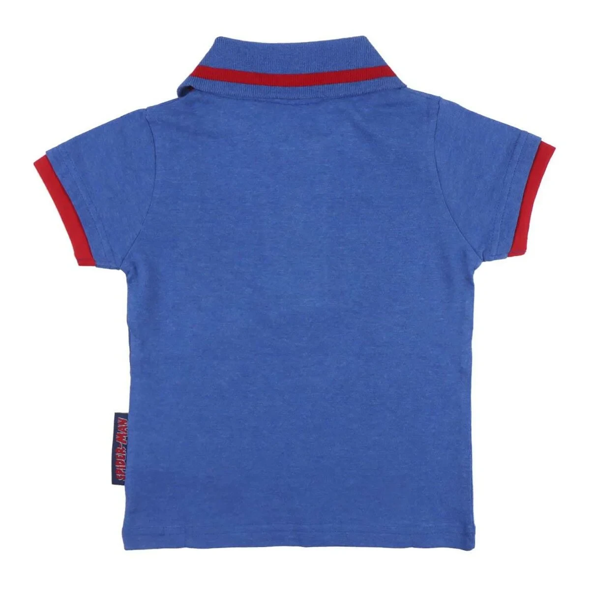 Camiseta de Manga Corta Infantil Spider-Man Azul