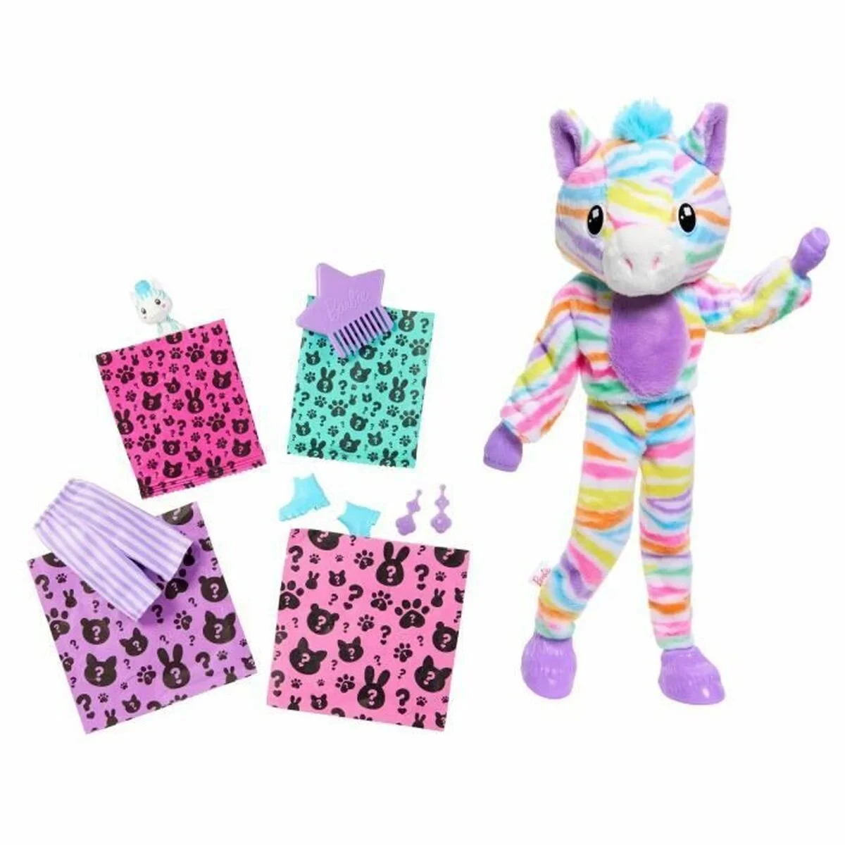 Muñeco Bebé con Accesorios Barbie Zebra Doll Colorful Dream