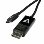 Adaptador USB-C a DisplayPort V7 V7UCDP-2M Negro