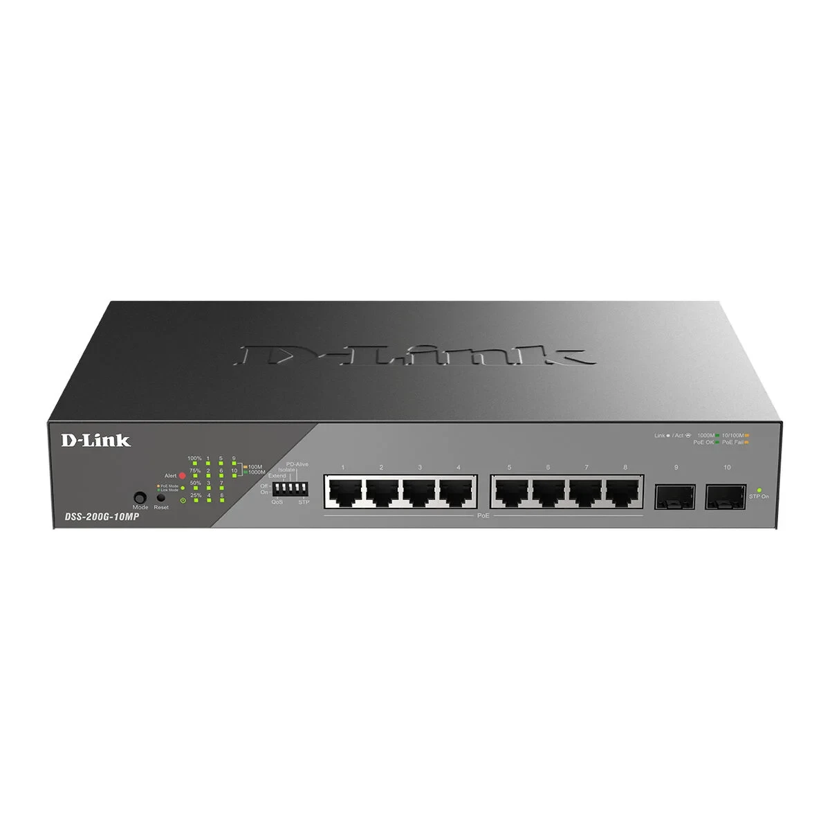 Switch D-Link DSS-200G-10MP/E