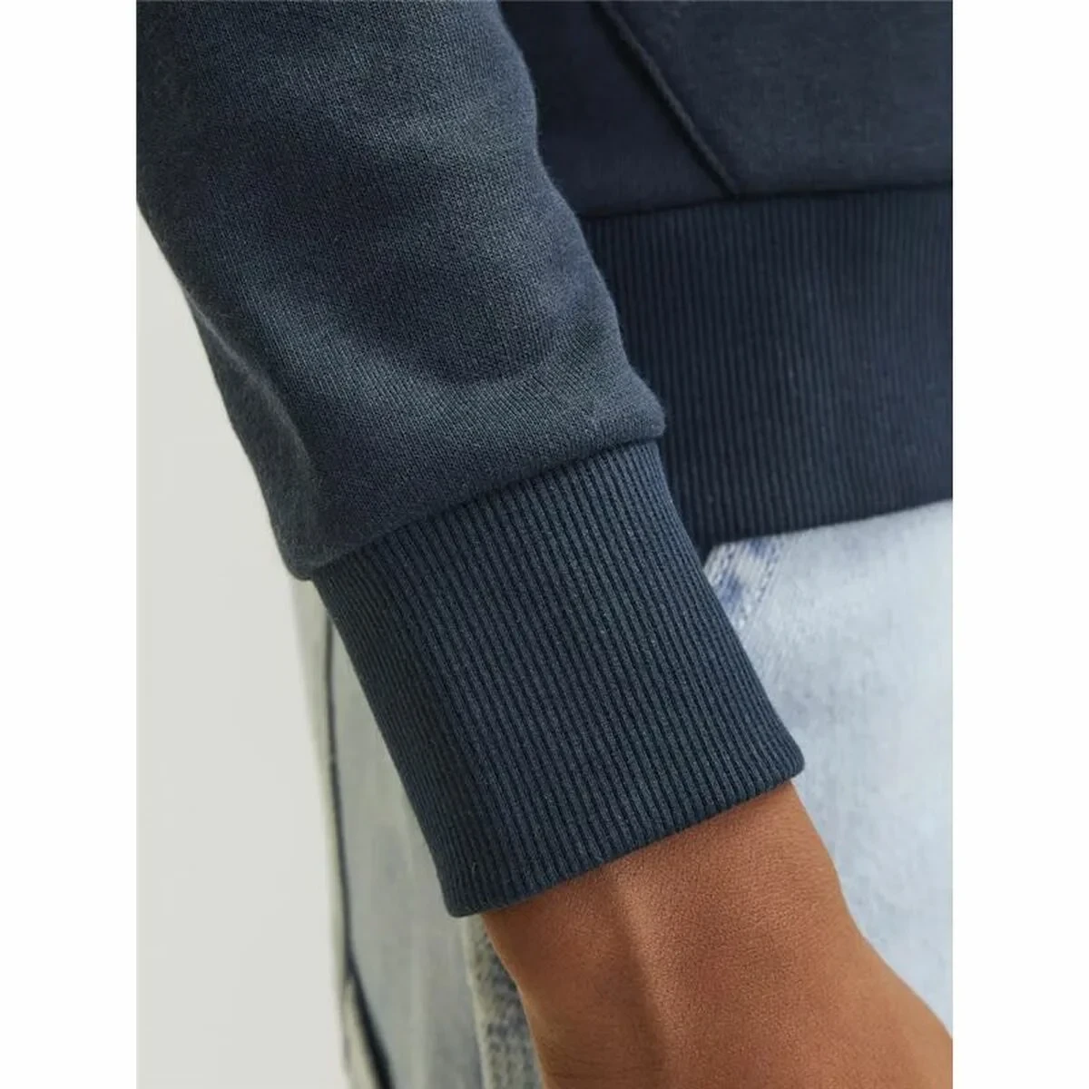 Sudadera con Capucha Hombre Jack & Jones Jjnolan Negro