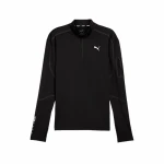 Sudadera sin Capucha Hombre Puma Flex 1/4 Zip Negro