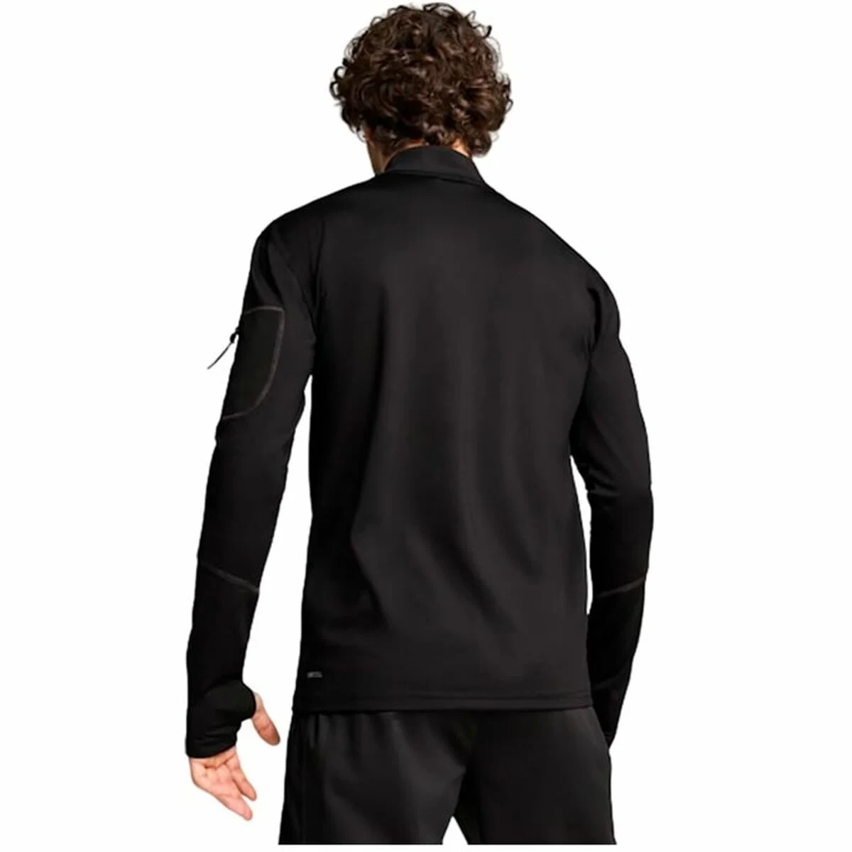 Sudadera sin Capucha Hombre Puma Flex 1/4 Zip Negro
