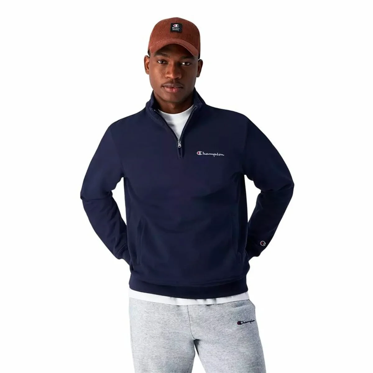 Sudadera sin Capucha Hombre Champion