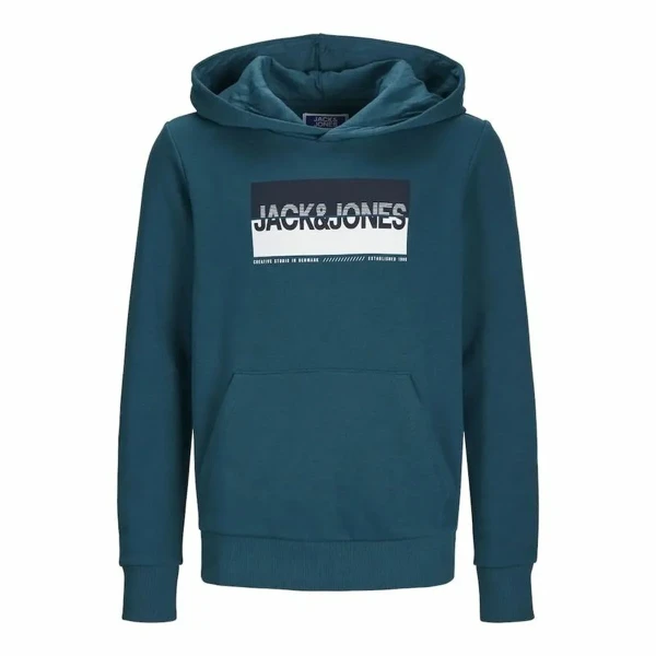 Sudadera con Capucha Hombre Jack & Jones Jjnolan Azul