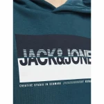 Sudadera con Capucha Hombre Jack & Jones Jjnolan Azul