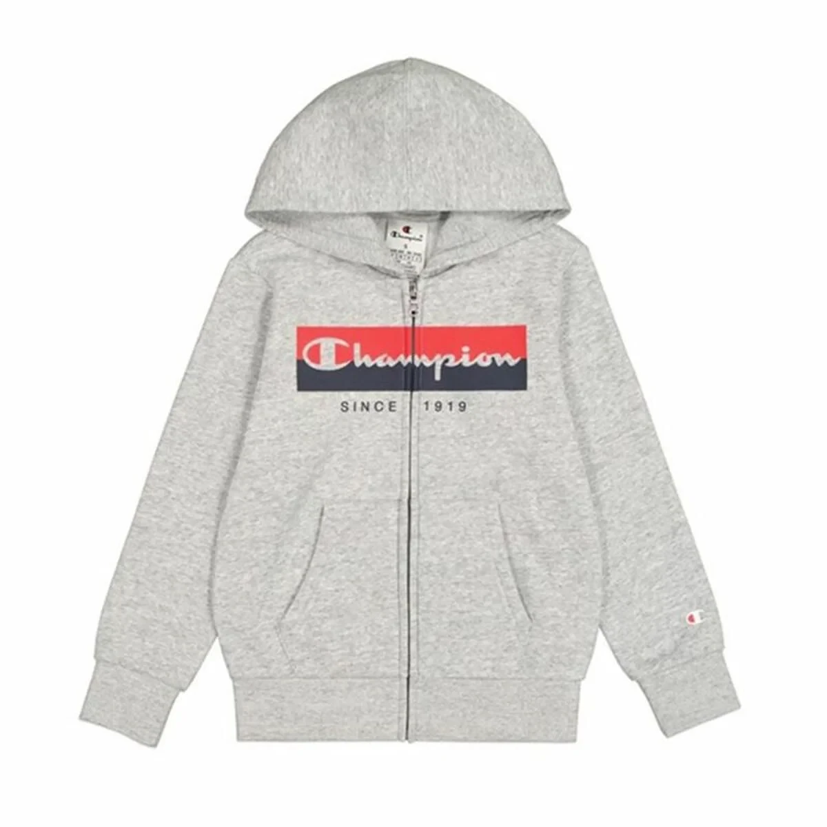 Sudadera con Capucha Hombre Champion Gris claro