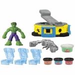 Juego de Plastilina Play-Doh Hulk Smash It All Multicolor