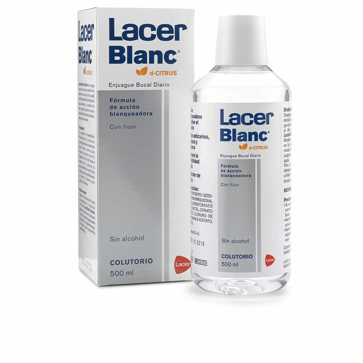 Enjuague Bucal Lacer Blanc cítrico (500 ml)