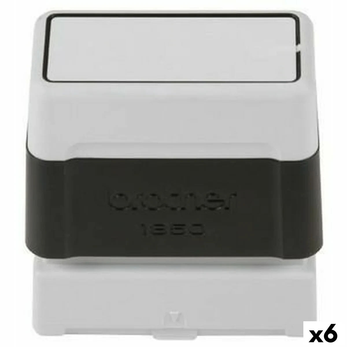 Sellos Brother    18 x 50 mm Negro (6 Unidades)