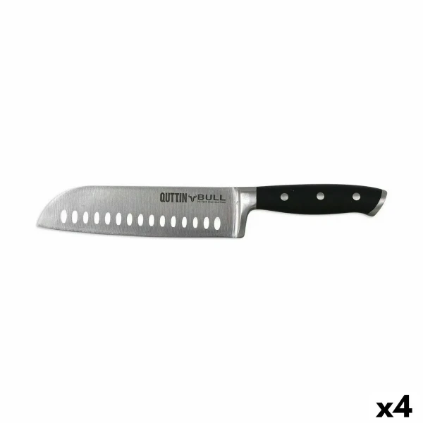 Cuchillo Santoku Quttin Bull 17 cm (4 Unidades)