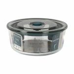 Fiambrera Hermética Santa Clara Gris 850 ml 15,6 x 6,8 cm (4 Unidades)