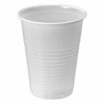 Set de vasos reutilizables Algon Blanco 25 Piezas 200 ml (24 Unidades)