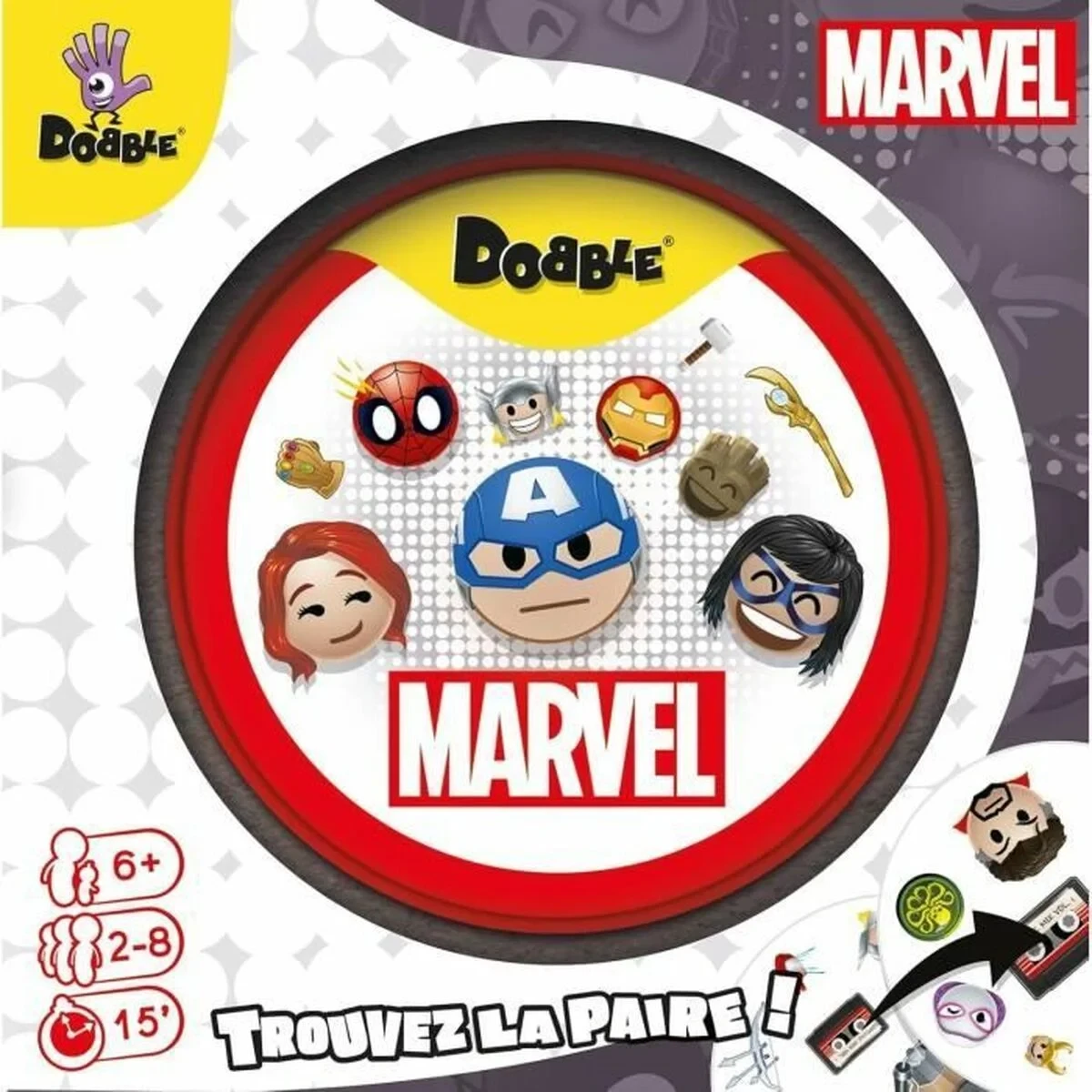 Juego Educativo Asmodee Dobble: Marvel