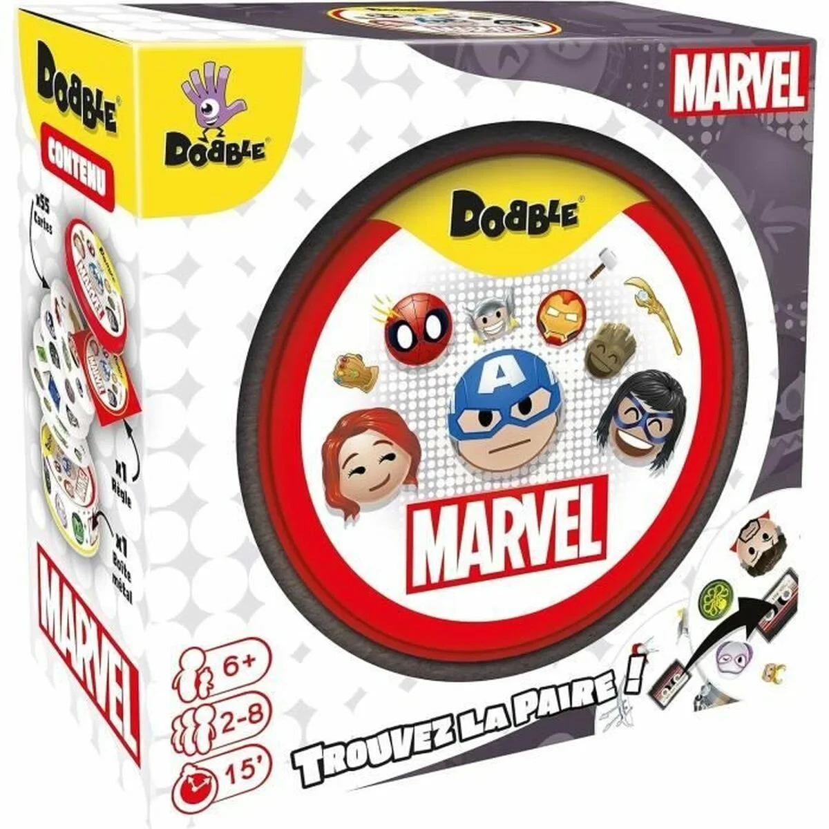 Juego Educativo Asmodee Dobble: Marvel
