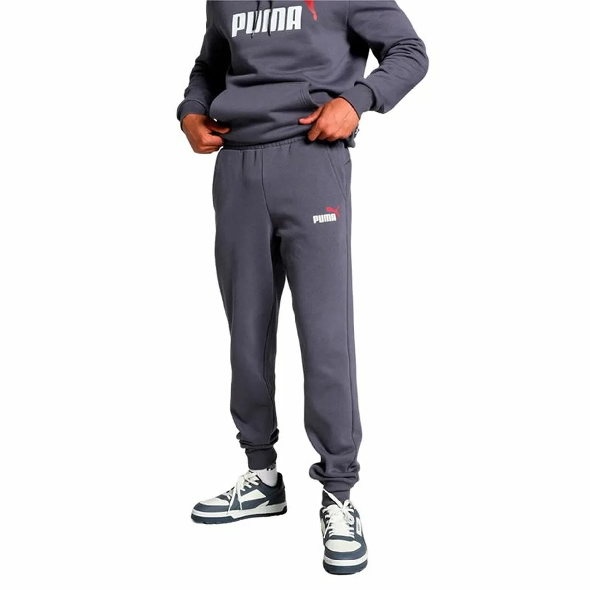 Pantalón de Chándal para Adultos Puma Ess+ 2 Gris oscuro Hombre
