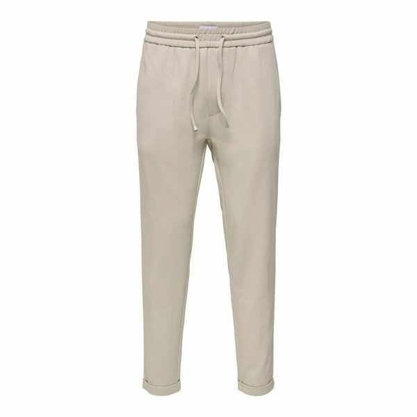Pantalón de Chándal para Adultos Only & Sons Onslinus Crop Tap 0192 Beige Hombre