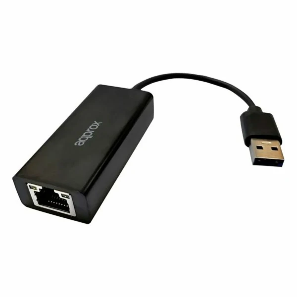 Adaptador Ethernet a USB 2.0 approx! APPC07V3 Negro